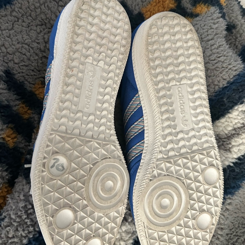 Adidas Royal Blue Trainers with White Accents - Picture 3 of 3
